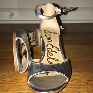 Silver Sam Edelman Mini Heel
